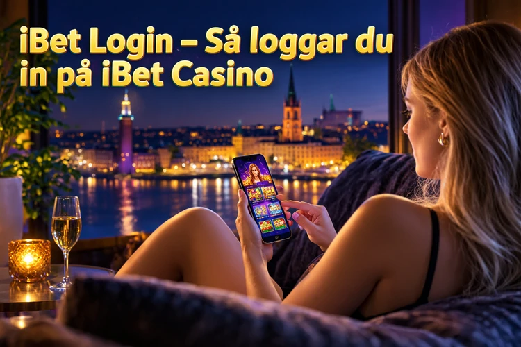 iBet Login - Så loggar du in på iBet Casino